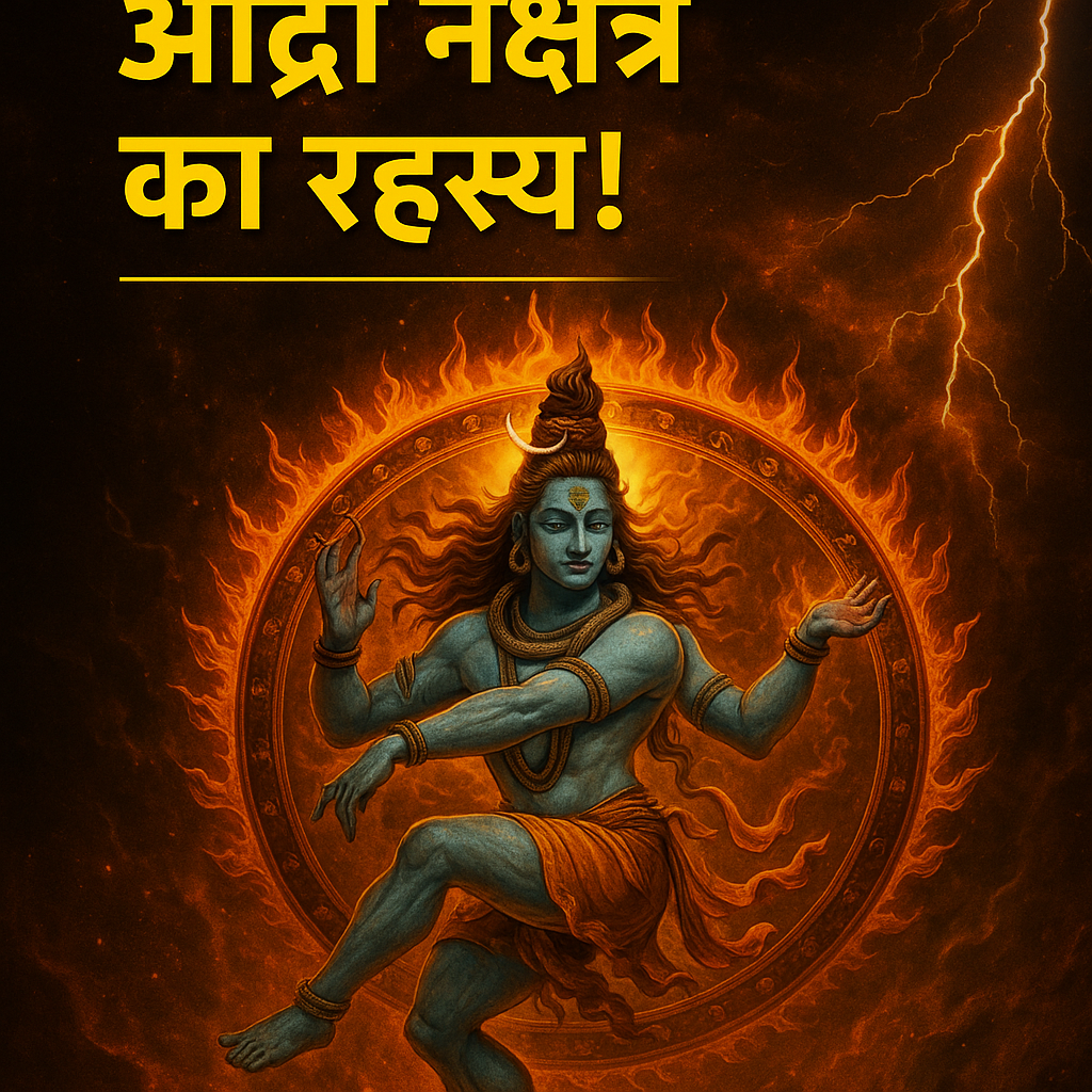🔥 आर्द्रा नक्षत्र का रहस्य: क्यों इस दिन शिव होते हैं सबसे उग्र?